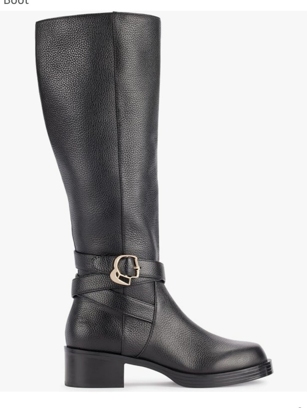 KARL LAGERFELD Women's Claremont Everyday Riding Boot.